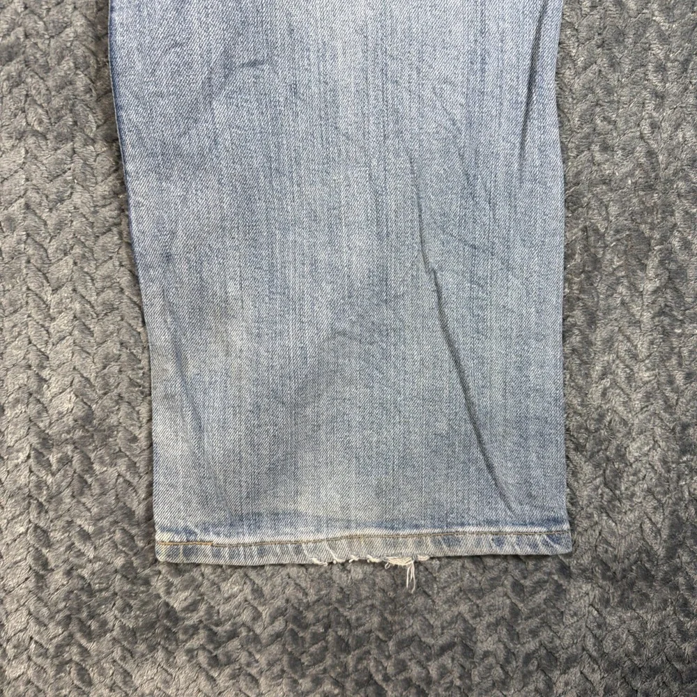 Vintage Levi's 752 Jeans Mens 34x30 Blue Denim‎ Cotton Distressed Straight Leg